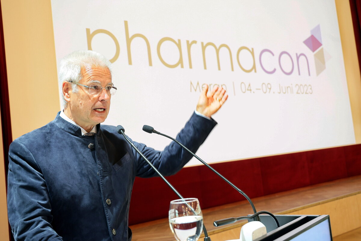 Redner auf der Pharmacon in Meran