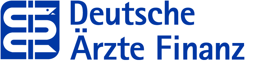 Logo deutsche Ärztefinanz mit Verlinkung zur Seite