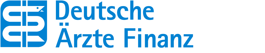 Logo deutsche Ärztefinanz mit Verlinkung zur Seite